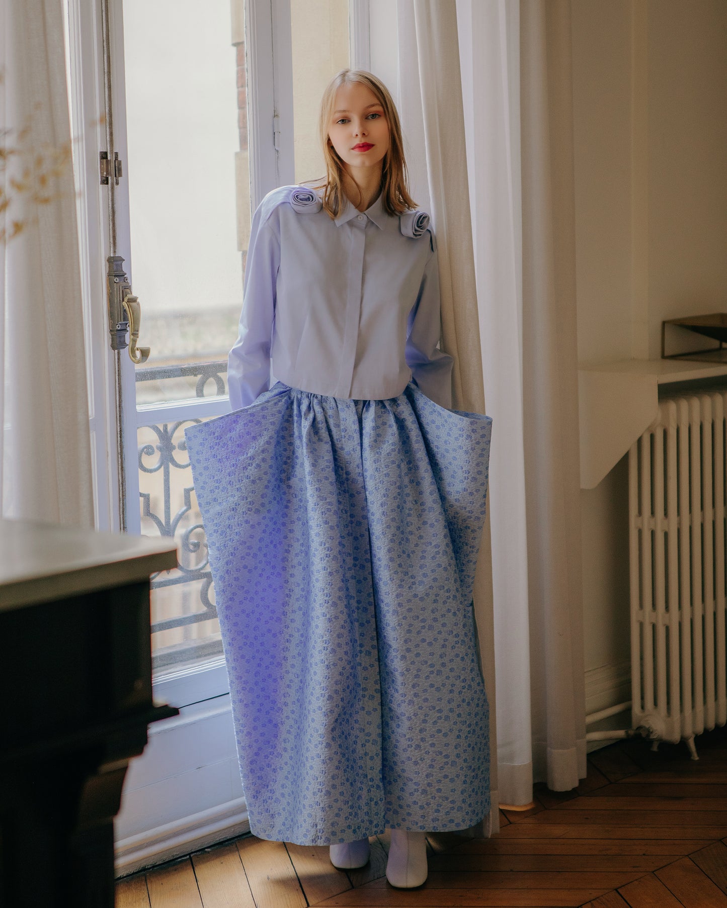 The Art of Ribbon Antoinette Jacquard Skirt