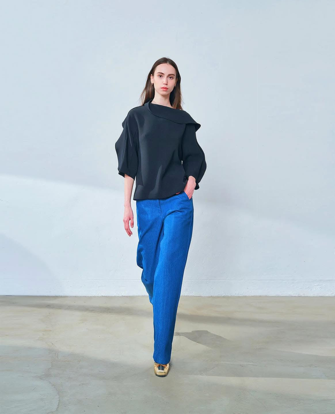 Melanie Ruffle Blouse