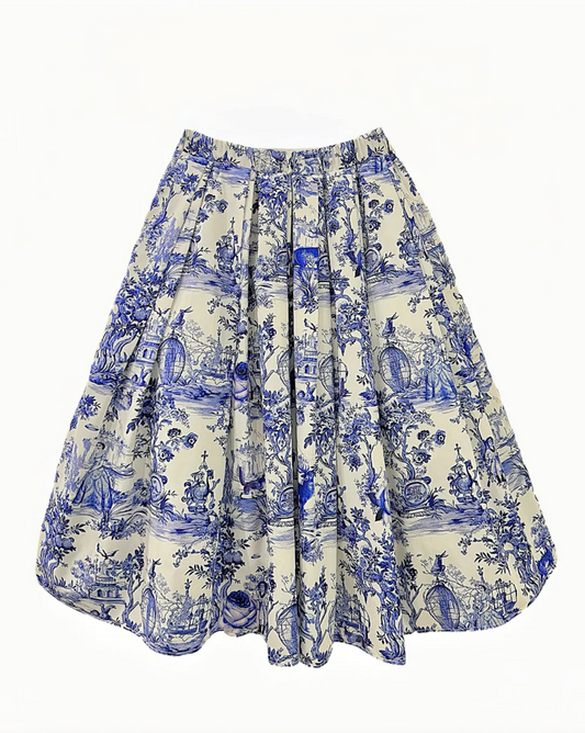 Start from Here Toile de Jouy Skirt