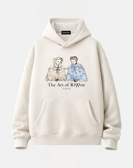 The Art of Ribbon Hoodie Sweater
