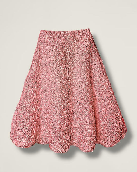 Gentle Glow 3D Floral Skirt
